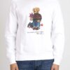 RALPH LAUREN-FELPA CON ORSO-RL853308 WHITE