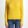 RALPH LAUREN-MAGLIA TRECCIA MISTO KAS-RL875831 YELLOW