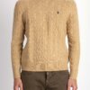 RALPH LAUREN-MAGLIA CON TRECCE-RL876762 CAMEL