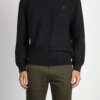 RALPH LAUREN-MAGLIA GIROCOLLO-RL918163 BLACK