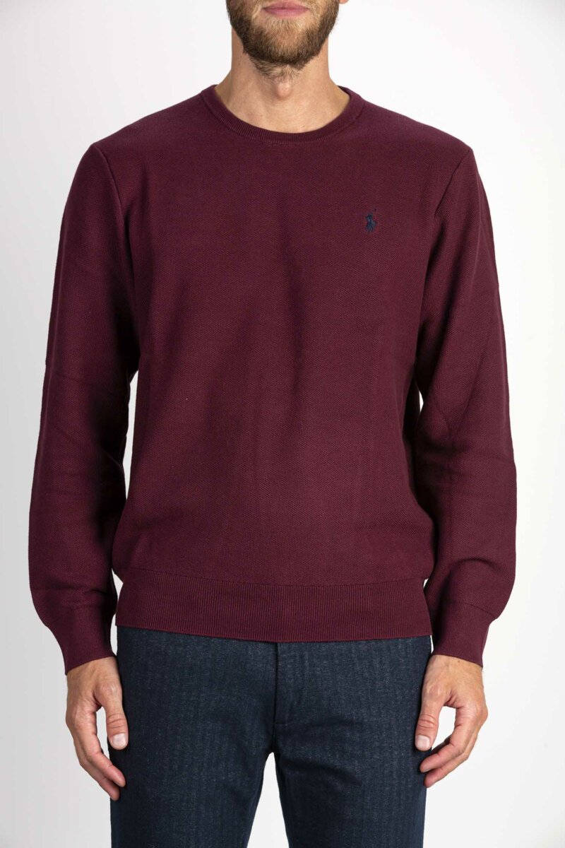 RALPH LAUREN-MAGLIA GIROCOLLO-RL918163 RUBY