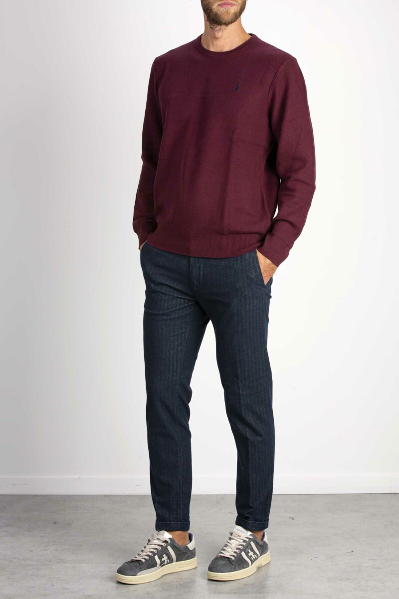 RALPH LAUREN-MAGLIA GIROCOLLO-RL918163 RUBY