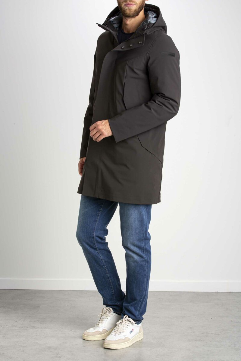 RRD-GIUBBINO WINTER LIGHT PARKA-RRDW22010 MARRONE