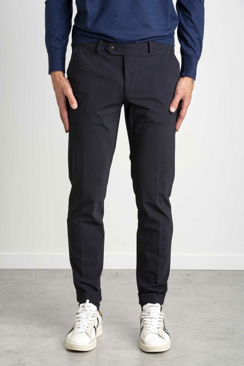 RRD-PANT.WINTER MICRO CHINO UOMO-RRDW22226 BLUEBLACK