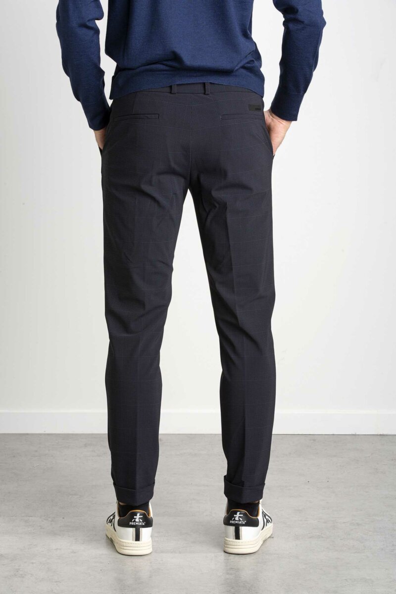 RRD-PANT.WINTER MICRO CHINO UOMO-RRDW22226 BLUEBLACK