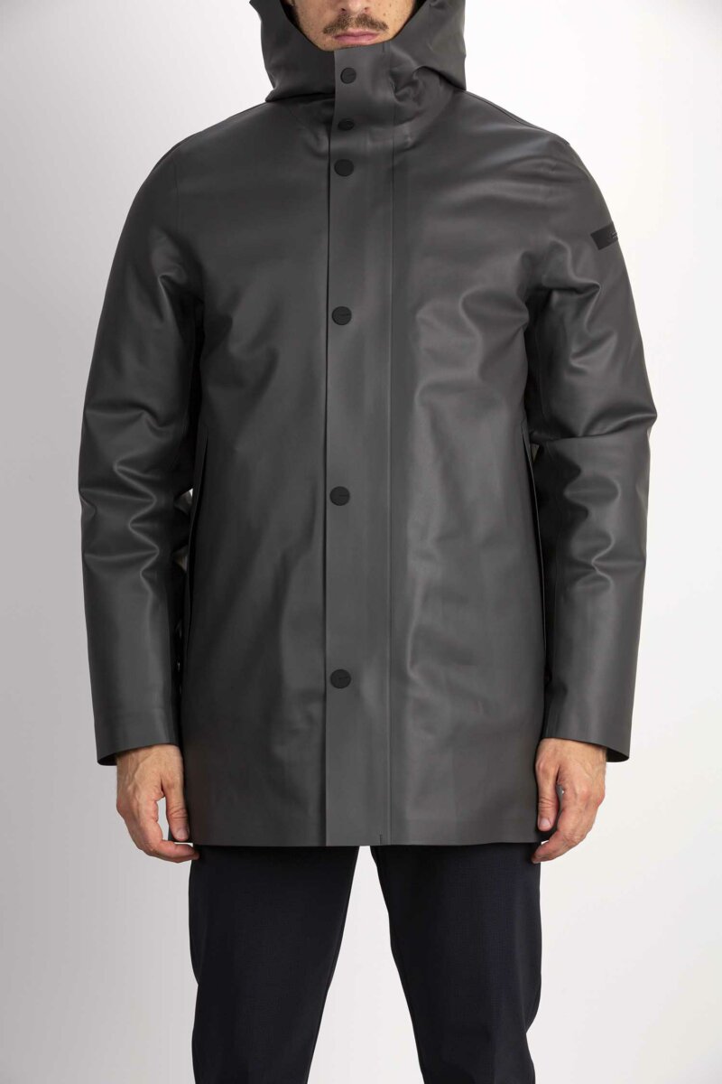 RRD-PARKA  RUBBER DOUBLE GOMMATO-RRDWES007 VERDE