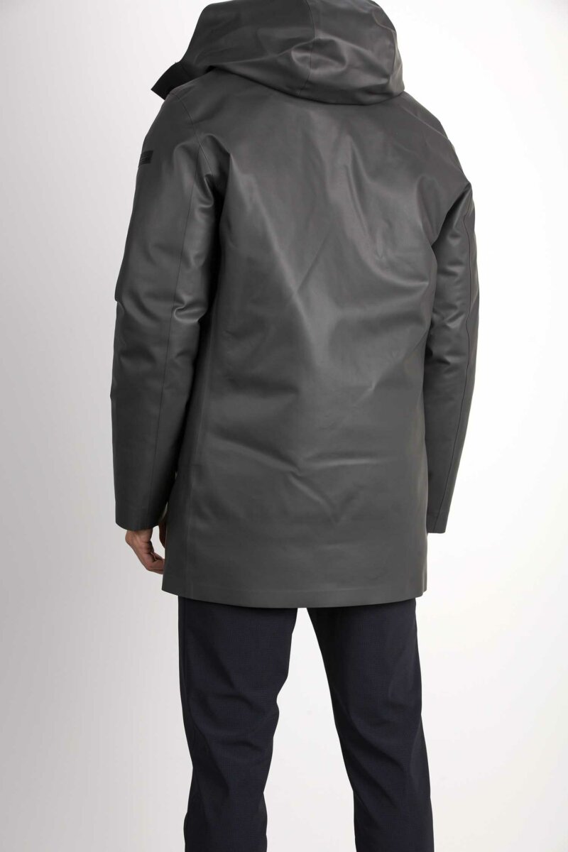 RRD-PARKA  RUBBER DOUBLE GOMMATO-RRDWES007 VERDE