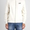 SUN68-FULL ZIP COTTON FL-SNF43101 BIANCO