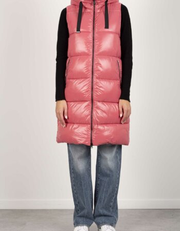 SAVE THE DUCK-GILET CAPPUCCIO IRIA-SVD80302WLUCK17 PINK