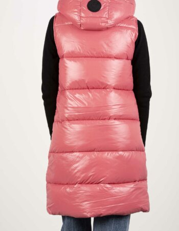 SAVE THE DUCK-GILET CAPPUCCIO IRIA-SVD80302WLUCK17 PINK