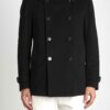 TAGLIATORE-PEACOAT MISTO CASHMERE-TAMONACOF350001 NERO