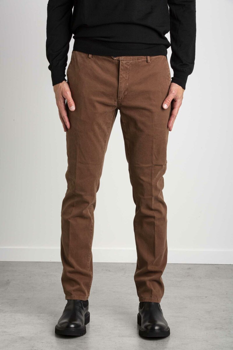 TELERIA ZED-PANTALONE UOMO-TELROBINHIP18TSA RUGGINE