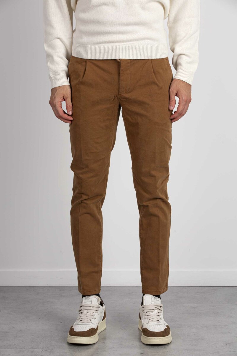 TELERIA ZED-PANTALONE TOM-TZTOMQS BROWN