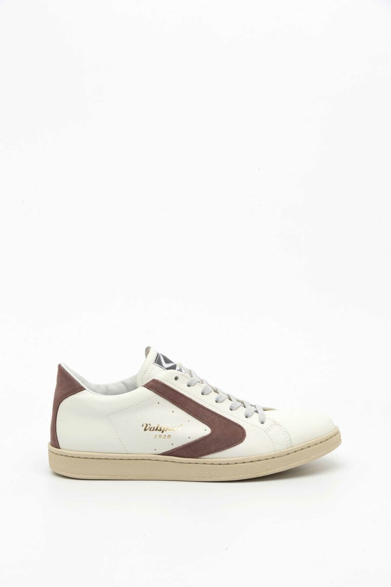 VAL SPORT-SNEAKERS TOURNAMENT NAPPA SUEDE BIAN/BROWN/ROSE-VALVT2059M BIANCA