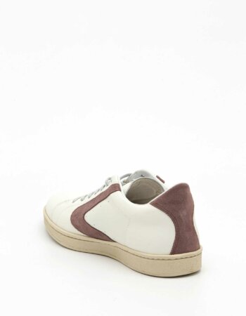 VAL SPORT-SNEAKERS TOURNAMENT NAPPA SUEDE BIAN/BROWN/ROSE-VALVT2059M BIANCA