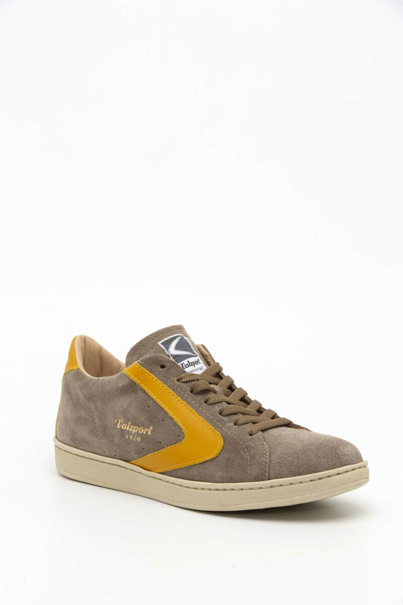 VAL SPORT-SNEAKERS TOURNAMENT SUEDE FONDO VITELLO-VALVT2064M SENAPE