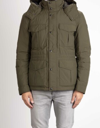 WOOLRICH-ALEUTIAN FIELD JACKET-WLWOOU0855MRUT3077 GREEN