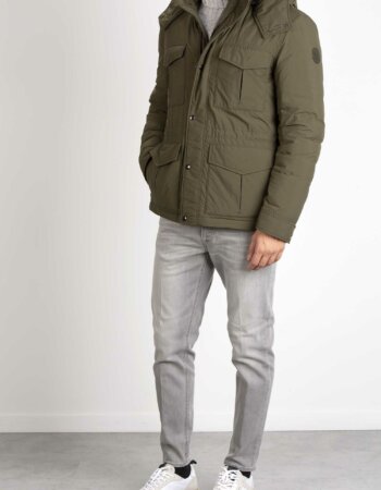 WOOLRICH-ALEUTIAN FIELD JACKET-WLWOOU0855MRUT3077 GREEN