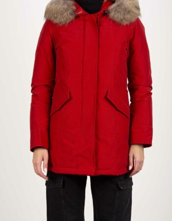 WOOLRICH-ARCTIC RACCOON PARKA-WLWWOU0538FRUT0001 RED