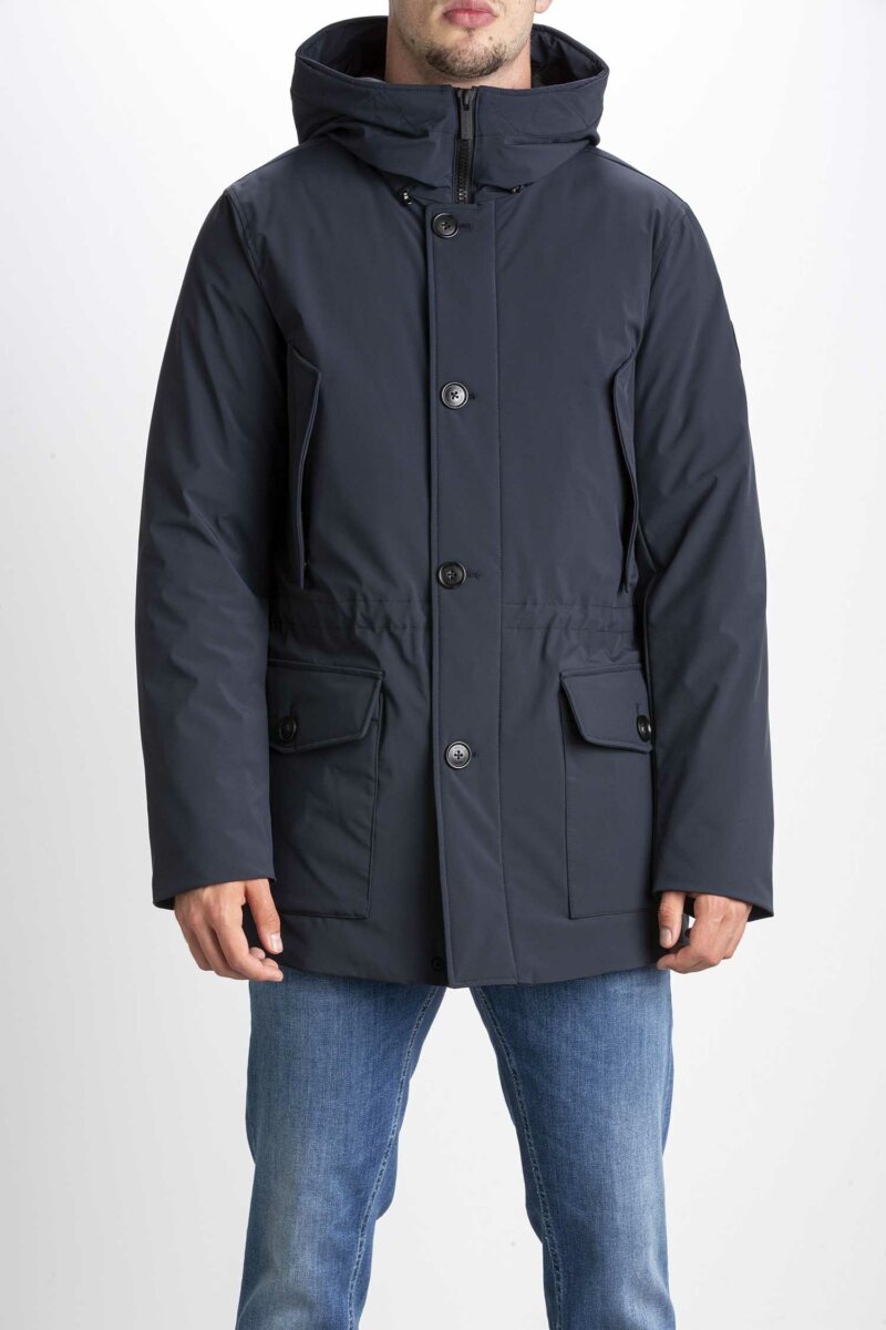 WOOLRICH-ARTICO STRECH PARKA-WWOU0465MRUT0102 BLU