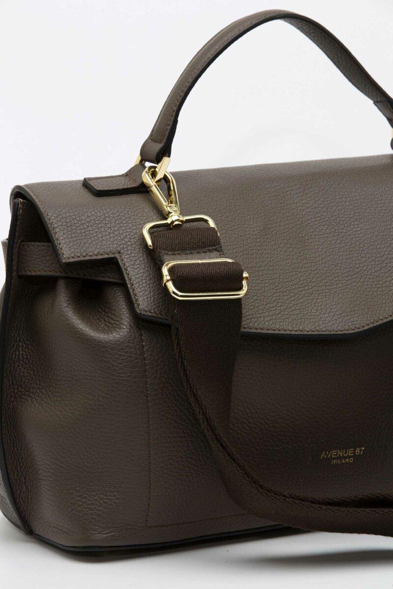 AVENUE 67-BORSA IN PELLE-AVDOLLY MARRONE