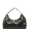 BORBONESE-BORSA HOBO LARGE IN VITELLO NAPPATO-BO924163AL6 NERO