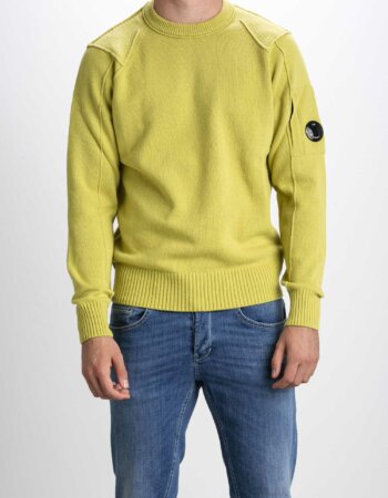 CP COMPANY-MAGLIA UOMO LW JUMPER-CPKN087A005504A22 GOLDEN