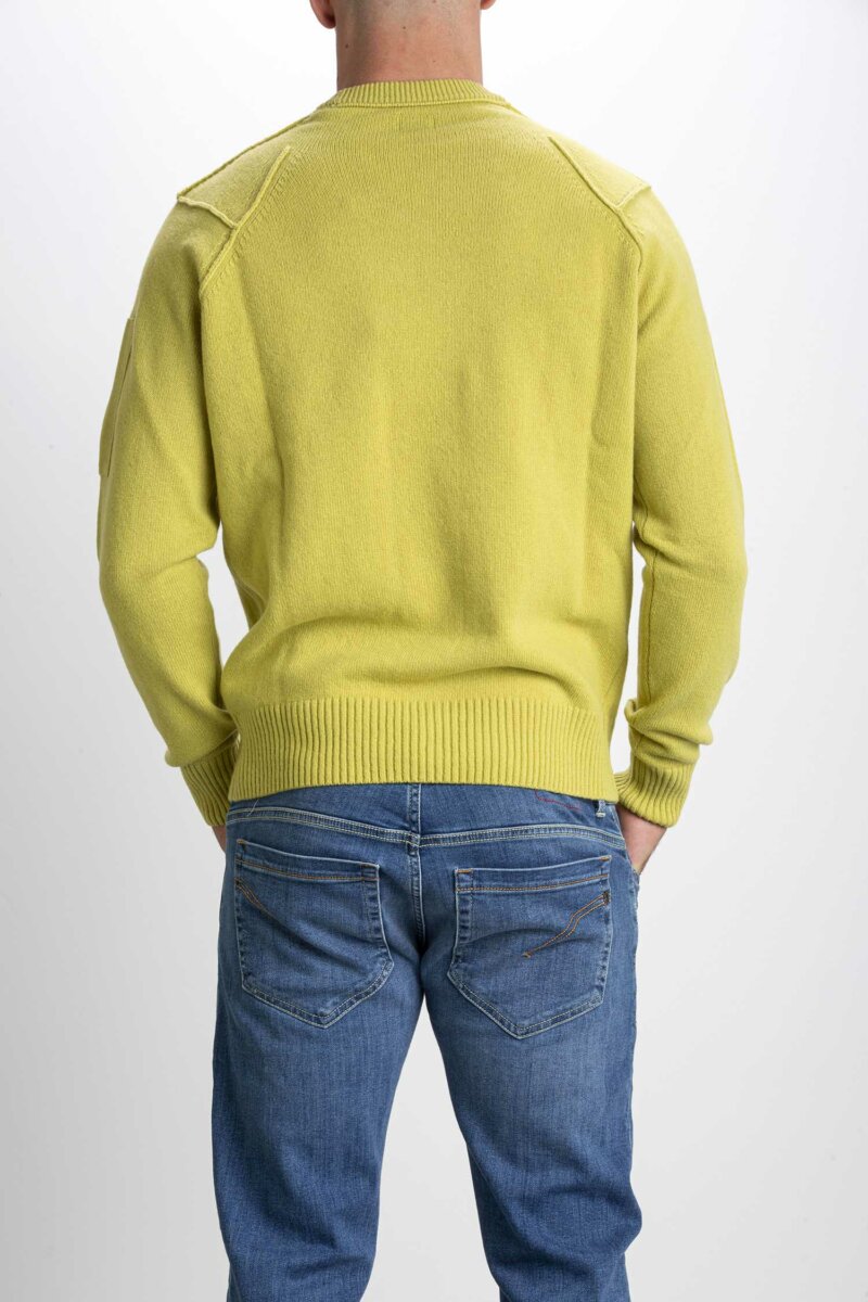 CP COMPANY-MAGLIA UOMO LW JUMPER-CPKN087A005504A22 GOLDEN