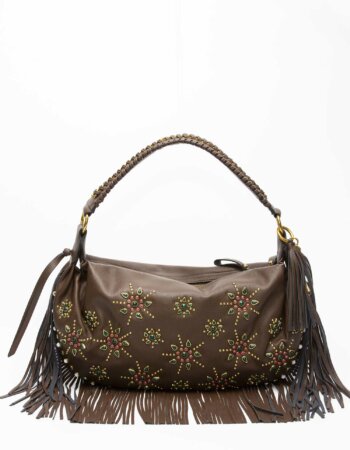 LA CARRIE-BORSA FRINGES STAR MOON-LCMTS202SY BROWN