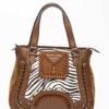 LA CARRIE-BORSA JUNGLE FREE SHOPPER-LCMVM254SC BROWN