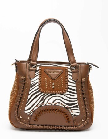 LA CARRIE-BORSA JUNGLE FREE SHOPPER-LCMVM254SC BROWN