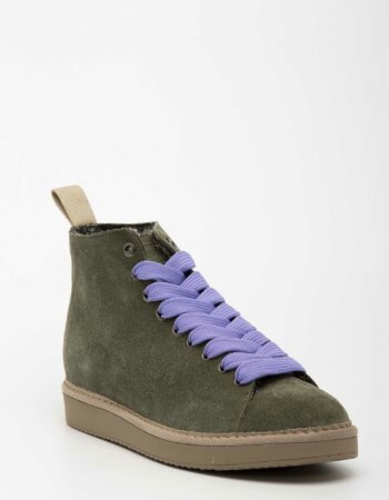 PANCHIC-BOOT SUEDE FAUX FUR LINING-PANP01W1400200006 VIOLET