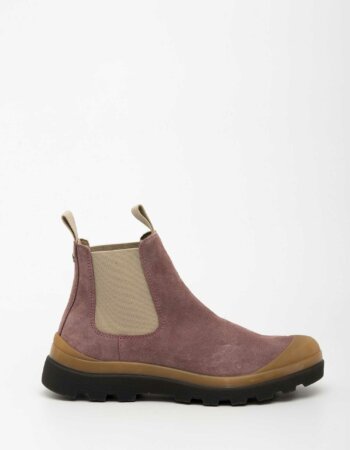 PANCHIC-BEATLE BOOT SUEDE-PANP03W1900300005 BROWNROSE