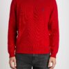 RALPH LAUREN-MAGLIA GIRO 100% COTONE-RL810846A2 RED