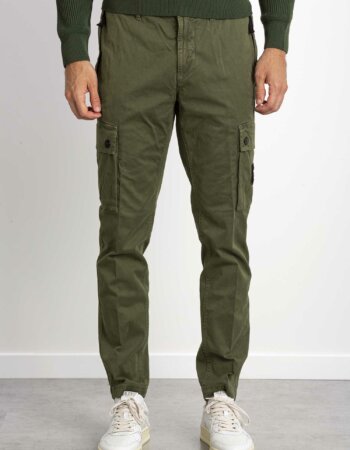 STONE ISLAND-PANTALONE KARGO-ST303L1 OLIVA