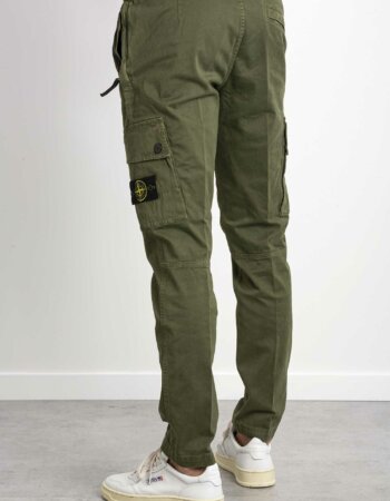 STONE ISLAND-PANTALONE KARGO-ST303L1 OLIVA