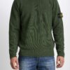 STONE ISLAND-MAGLIA GIRO LAMBSWOOL-ST524A3 VERDE