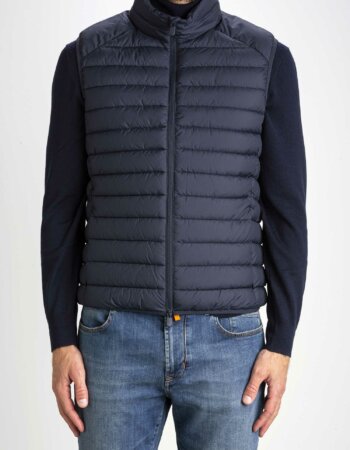 SAVE THE DUCK-GILET UOMO-SVD82410MITO BLU