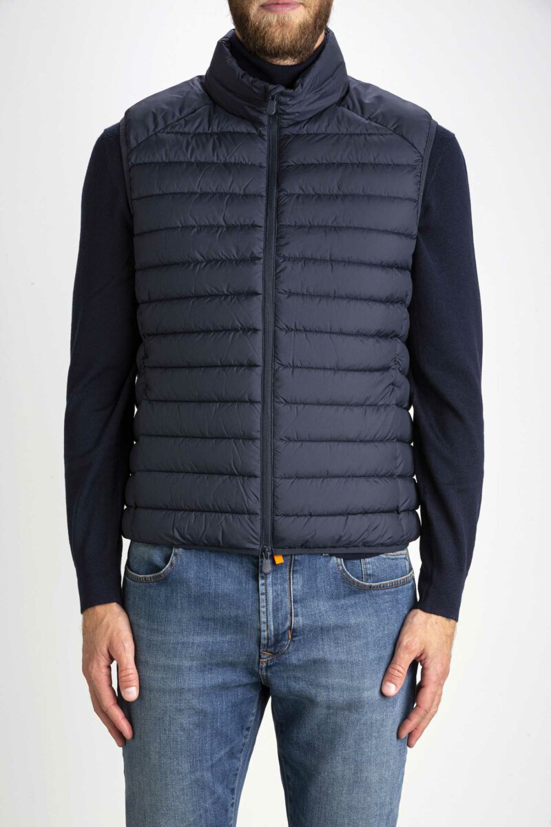 SAVE THE DUCK-GILET UOMO-SVD82410MITO BLU