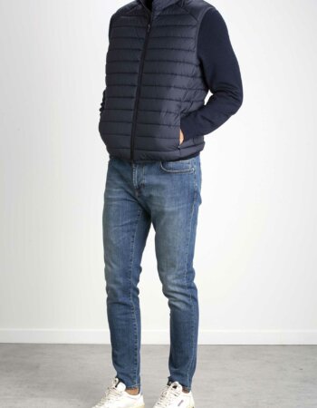 SAVE THE DUCK-GILET UOMO-SVD82410MITO BLU