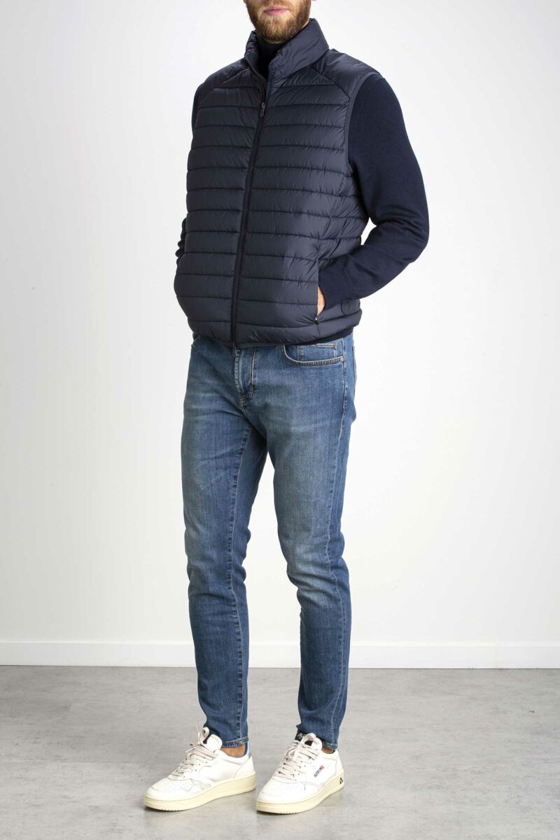 SAVE THE DUCK-GILET UOMO-SVD82410MITO BLU