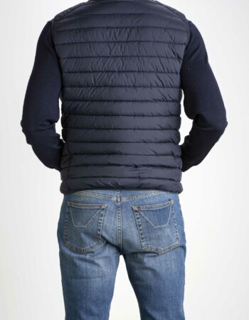 SAVE THE DUCK-GILET UOMO-SVD82410MITO BLU