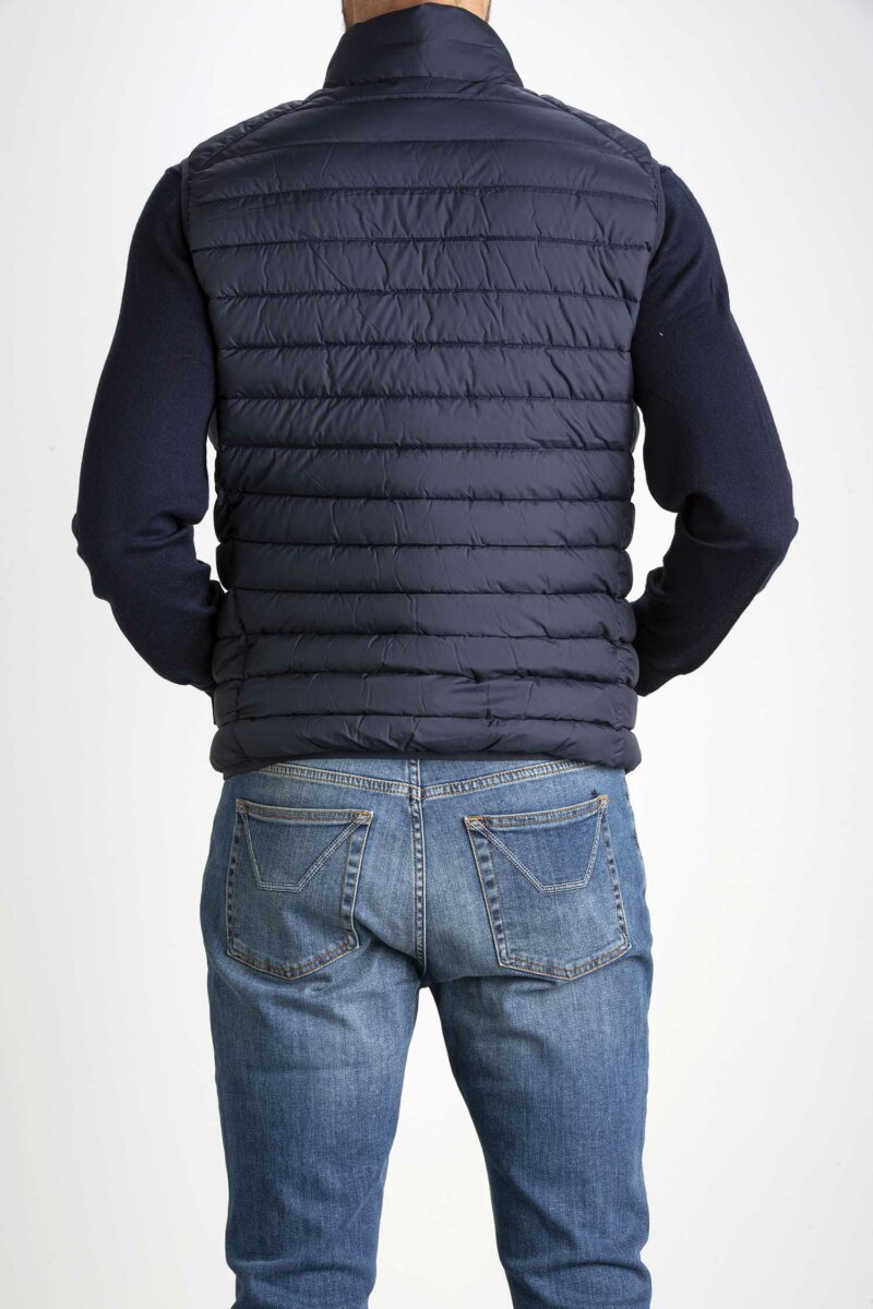 SAVE THE DUCK-GILET UOMO-SVD82410MITO BLU