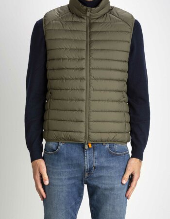 SAVE THE DUCK-GILET UOMO-SVD82410MITO GREEN