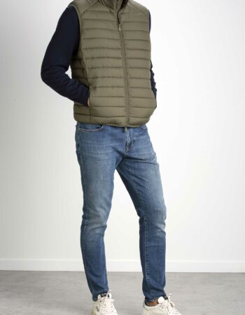 SAVE THE DUCK-GILET UOMO-SVD82410MITO GREEN