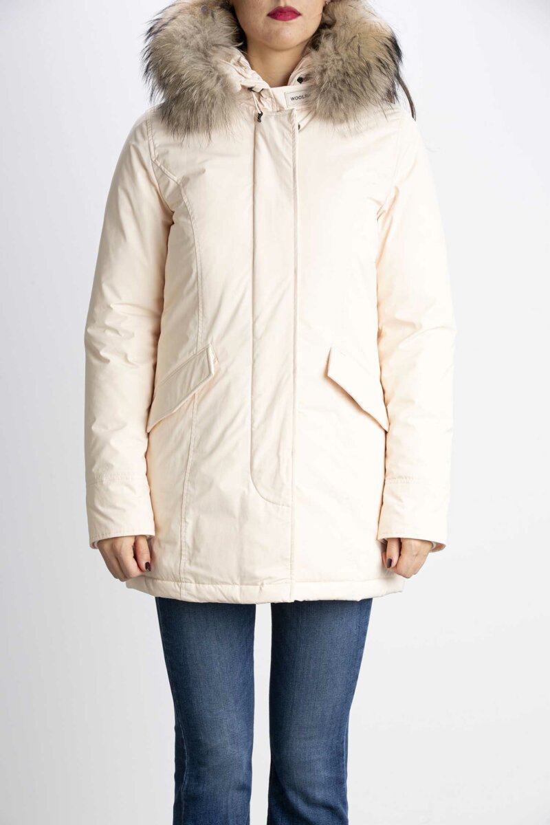 WOOLRICH-ARTICK PARKA LUXURY DONNA-WWOU0652FTRU3128 PANNA