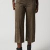 JOSEPH RIBKOFF-PANTALONI CULOTTE PIED DE POULE-JOS233249 BLACK
