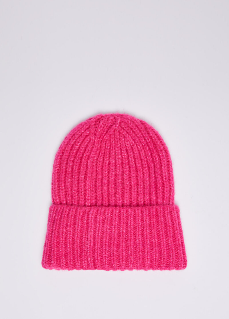 LIU JO-CAPPELLO MAGLIA TAG-LJ2F3007M0300 PINK