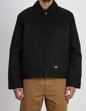 DICKIES-GIACCA LINED EISENHOWER-DICDK0A4XK4 BLACK