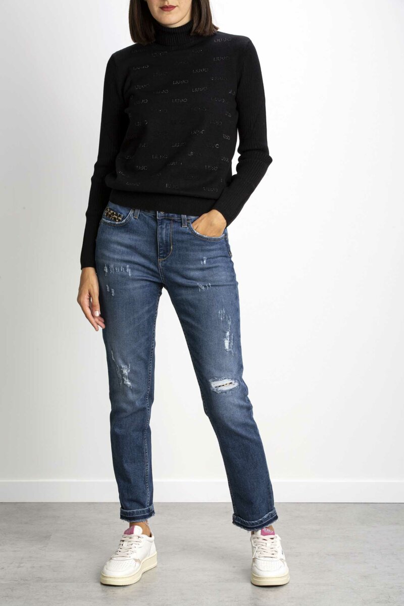 LIU JO-JEANS B.UP PRECIOUS REG.W-LJUF2028D4271 DENIM